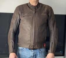 Held Hot Rock Motorrad Lederjacke (braun) Gr: 54 Retro Jacke 100% Rindsleder