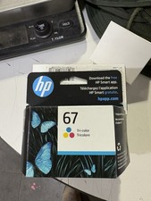 Genuine - HP 67 - 3YM55AN140 - Tri-color Original Ink Cartridge - May 2027 NEW