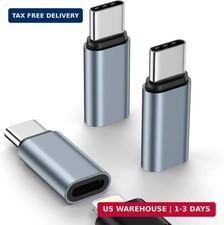3 Pack Lightning to USB C Adapter Apple MFi Certified for iPhone 17e 17 Air Pr
