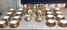 36 Set von Kaffeeservice 22 Karat  Gold Vergoldet Neu.Marke Bavaria Waldershof.