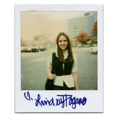 Autographed Polaroid of Lindsay Pagano c2001 - Photo Signed by Famous Pop Singer