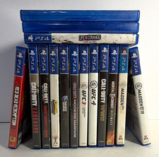 15 Sony PlayStation 4 Game Lot w/ Cases FIFA 15 God of War COD +