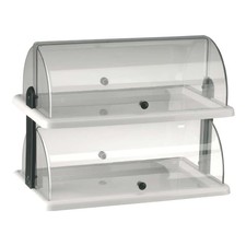 Vitrine Bar Porte Brioche Double 47x31x41h CM - ABERT - Hôtel Petit Déjeuner