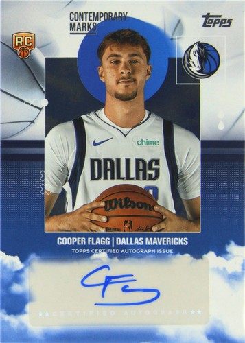 2025-26 Topps 3 Rookie Verse COOPER FLAGG Auto Red /5 ON CARD | eBay