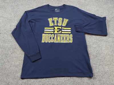 ETSU Buccaneers Shirt Mens XL Blue NCAA Long Sleeve Performance 