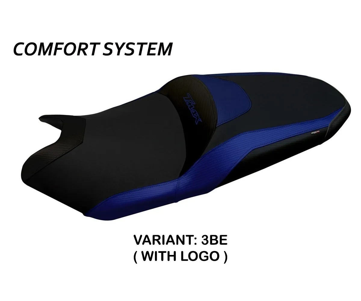 Seat saddle cover Milano 3 Comfort Sys Blue TPZ YAMAHA T-MAX 530 2017 2020 1JE
