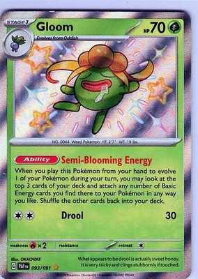 2024 SV: Paldean Fates Gloom Baby Shiny Holo 093/091 NM