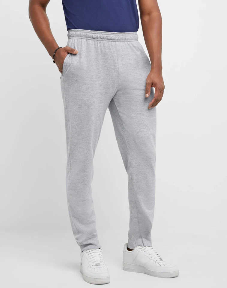 Hanes Joggers Men's Sweatpants 100% Cotton Jersey Lightweight Classic Fit S-2XL