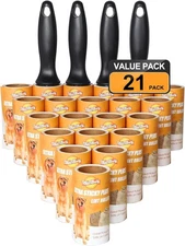 WulaWindy Lint Roller, Roller for Pet Hair, Extra 21 Pack, 21 Pack 