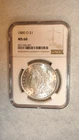 1880 O Morgan Dollar NGC MS60 UNCIRCULATED BETTER DATE $1 Coin BUY IT NOW!