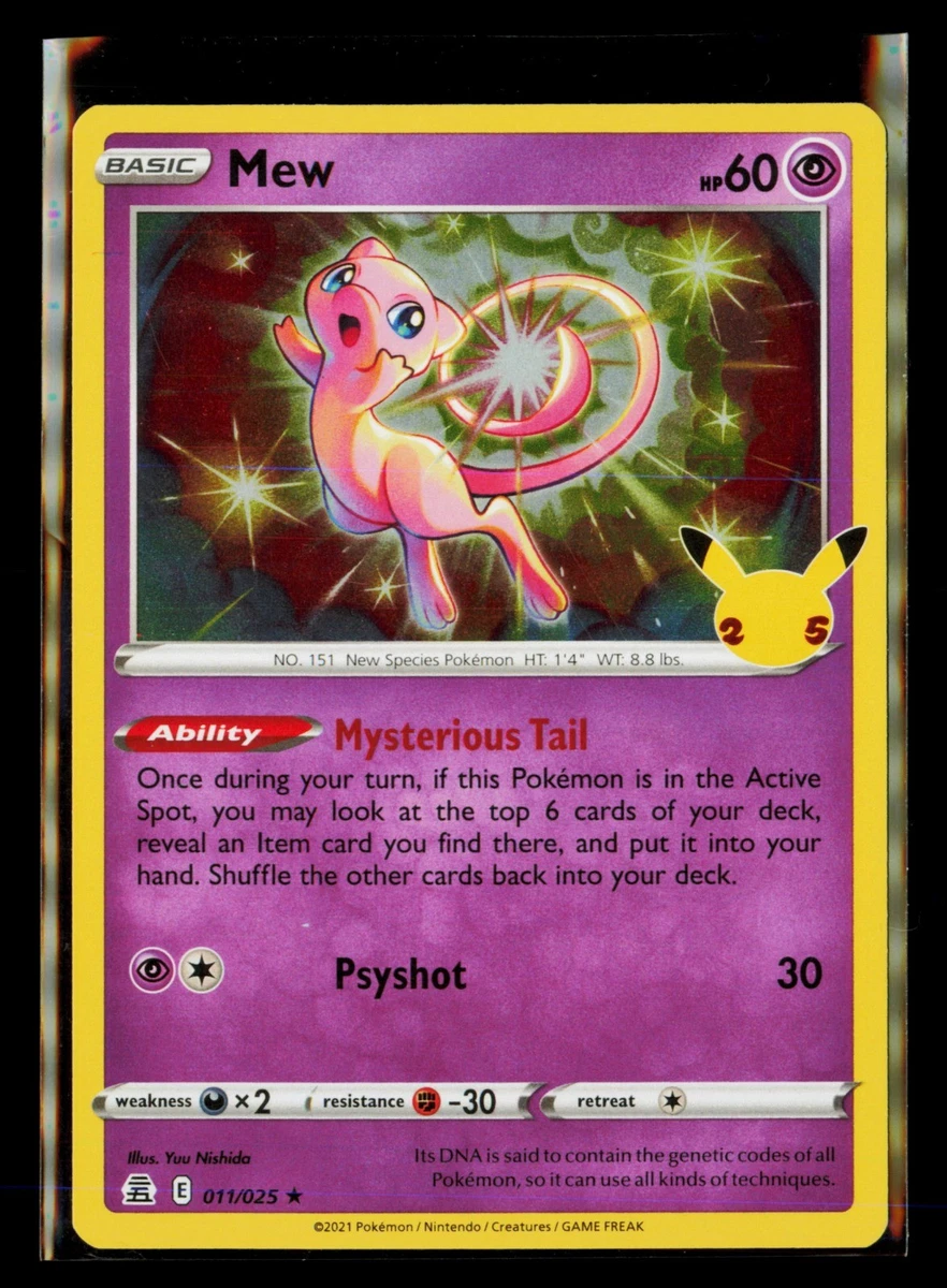 Mew Pokmon TCG Holo Rare Individual Collectible Card Game Cards for sale -  eBay