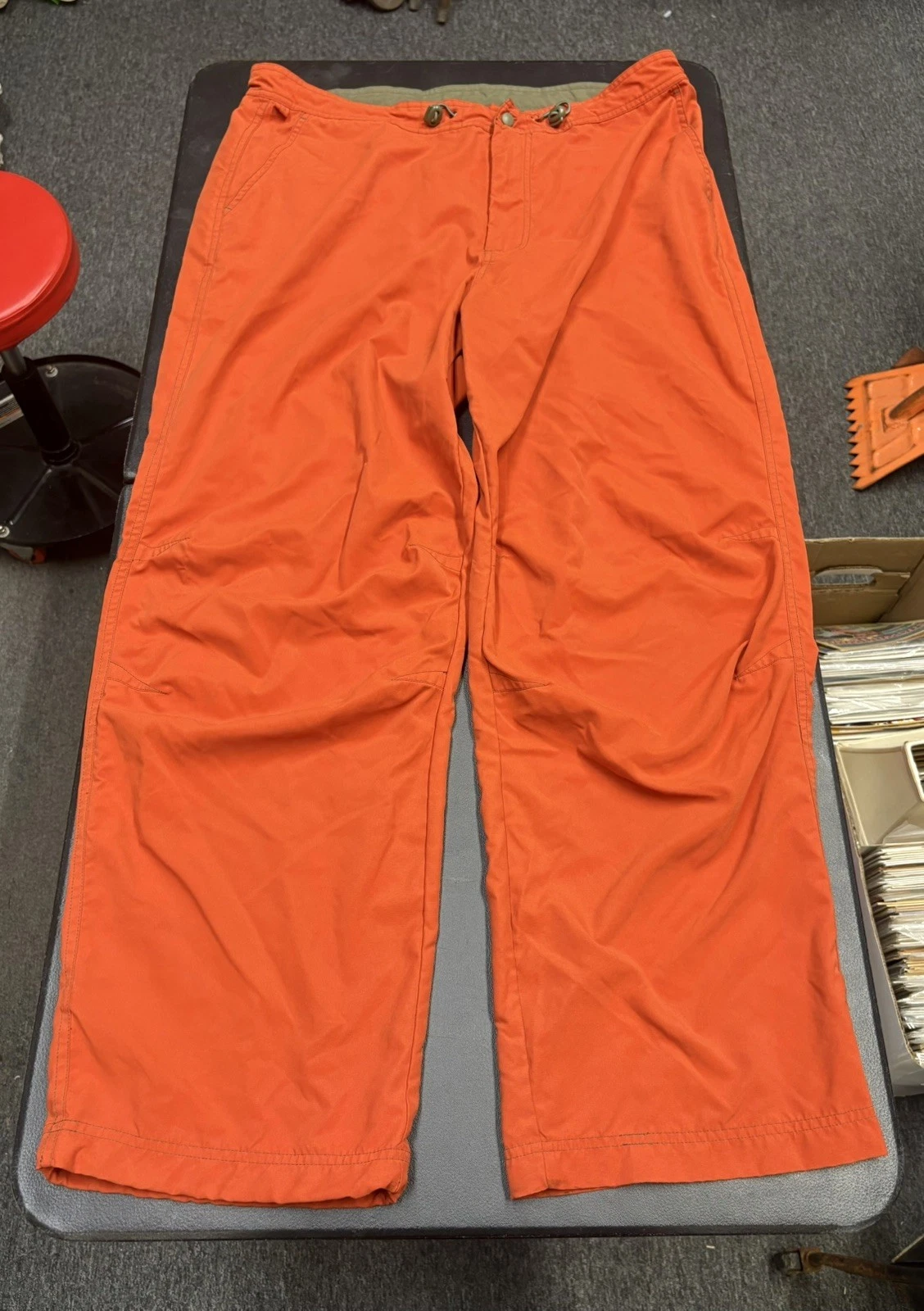 GAP Polyester Mens Pants XL Orange Cargo Drawstring Waist Outdoor Hiking 38x30
Opens in a new window