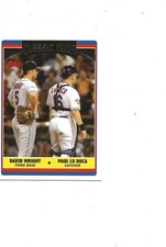 2006 TOPPS CLASSIC COMBOS METS DAVID WRIGHT & PAUL LO DUCA