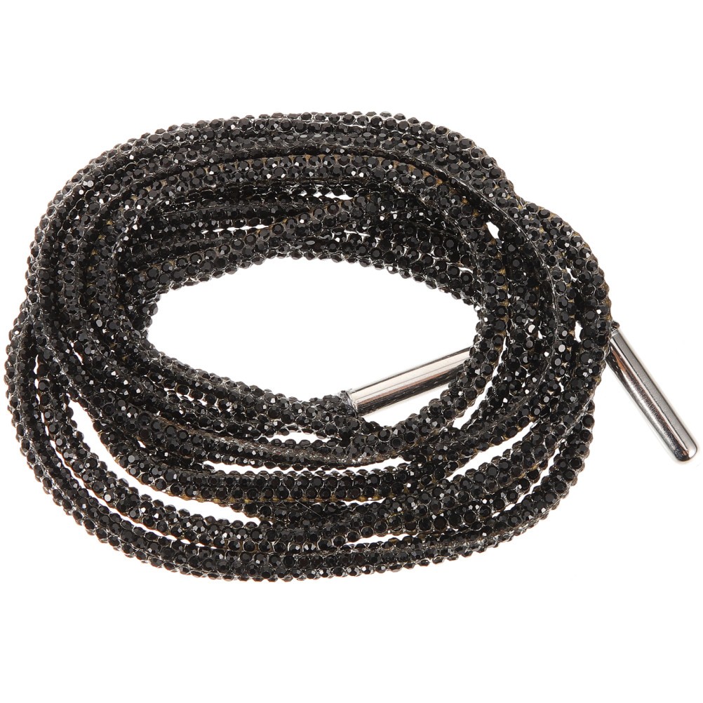 APL Laccio per scarpe uomo cristallo strass glitter lacci strass nastro