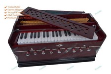 Harmonium 9 Stopper Chudidaar Bellow 42 Key Two Reed Harmonium With Bag
