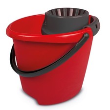 Tonkita 13L Mop Bucket with Wringer Durable Plastic Cleaning Bucket for Cleaning