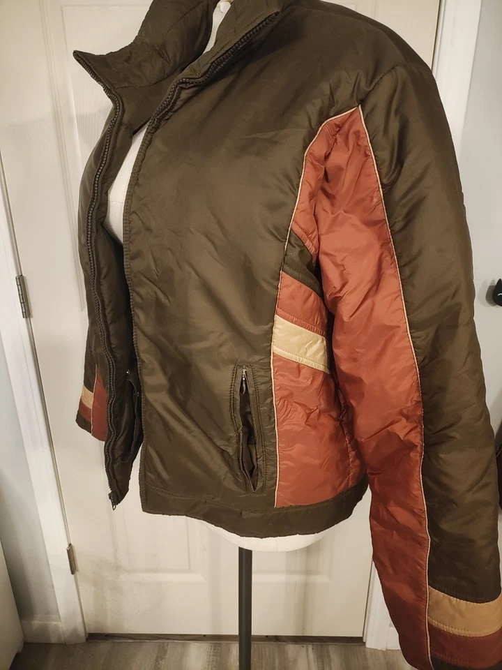 Abrigo reversible de plumón de ganso vintage WOOLRICH para hombre talla grande leer descripción Foto 2 de 4