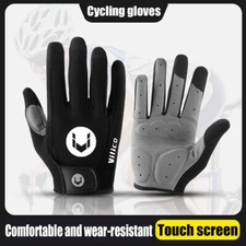 MTB Cycling Full Finger Gloves Non-Slip Touch Screen Motorcycle Bicycle Glove US