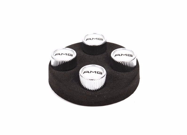 MERCEDESBENZ AMG OEM Q6408127 TIRE VALVE STEM CAP CAPS SET OF FOUR