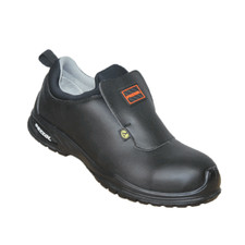 Pezzol Estoril S2 ESD SRC schwarz flach Sicherheitsschuhe Arbeitsschuhe Pflege K