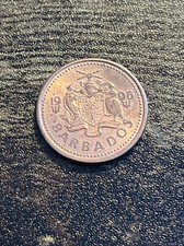 1996 Barbados One 1 Cent Actual Coin TK8929*