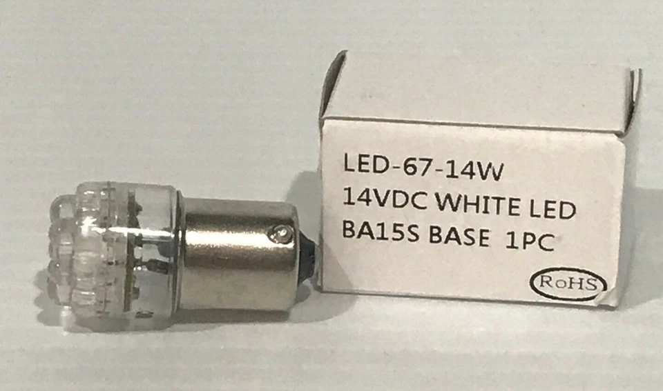 LED Replacement Bulb 67-14W 14VDC Current: 150mA  RoHS Compliant - Image 2 of 4