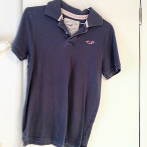 Hollister, Polo, Gris, L | eBay