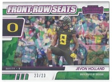 2021 Contenders Draft Jevon Holland Front Row Seats Cracked Ice 23/23