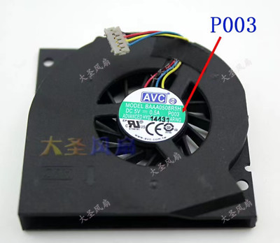 For AVC Cooling Fan BAAA0508R5H 4 pin DC5V .5A Intel NUC /SN1