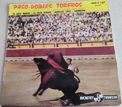 Banda Pepe Luiz  Paso-Dobles Toreros  Ducretet Thomson 450 V 167  Latin  VG