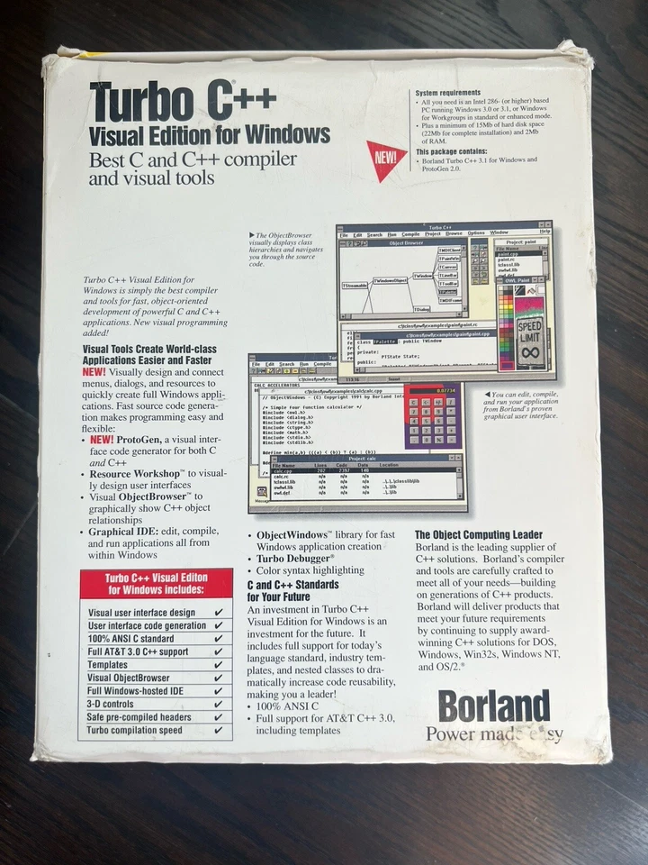 Borland Turbo C++ Visual Edition & Tools For Windows Version 3.1 3.5” Disks - Image 4 of 4