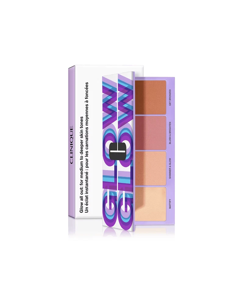 Clinique Glow All Out Palette For Medium to Deeper Skin Tones Authentic NIB - Image 2 of 3