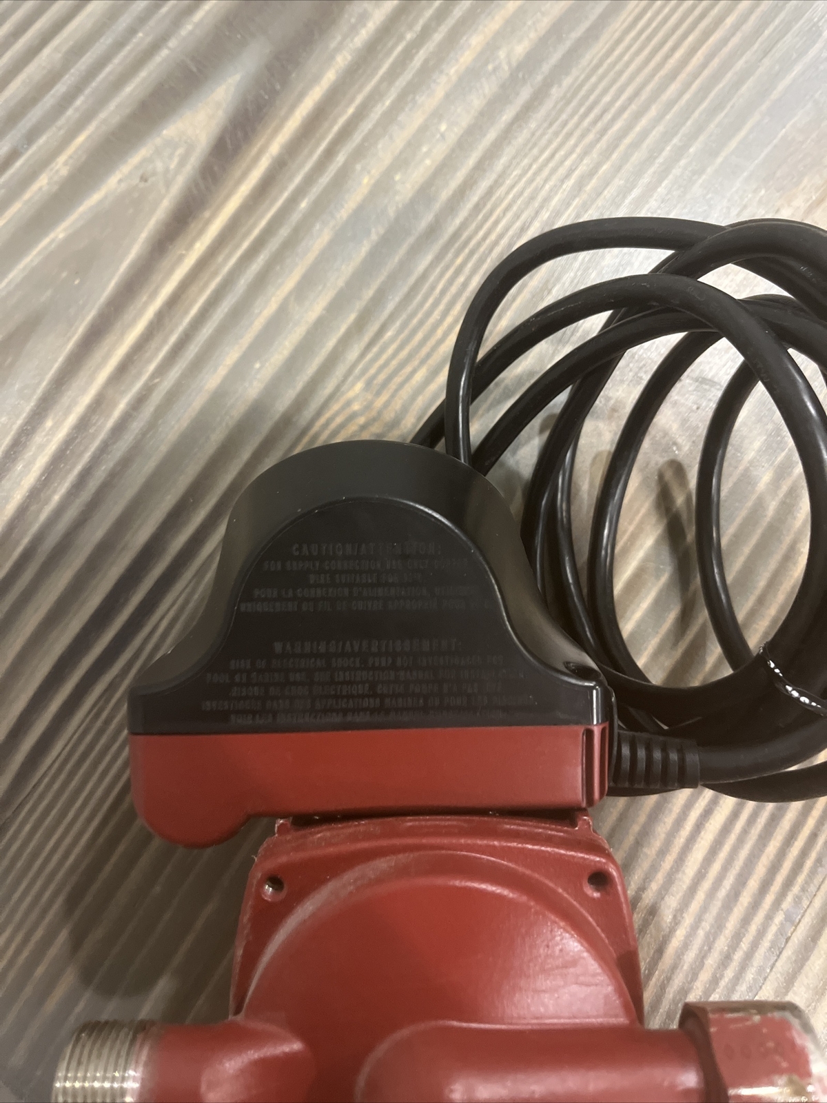 GRUNDFOS NONSUBMERSIBLE CIRCULATION PUMP TYPE UP1510SU7P/TLC. READ