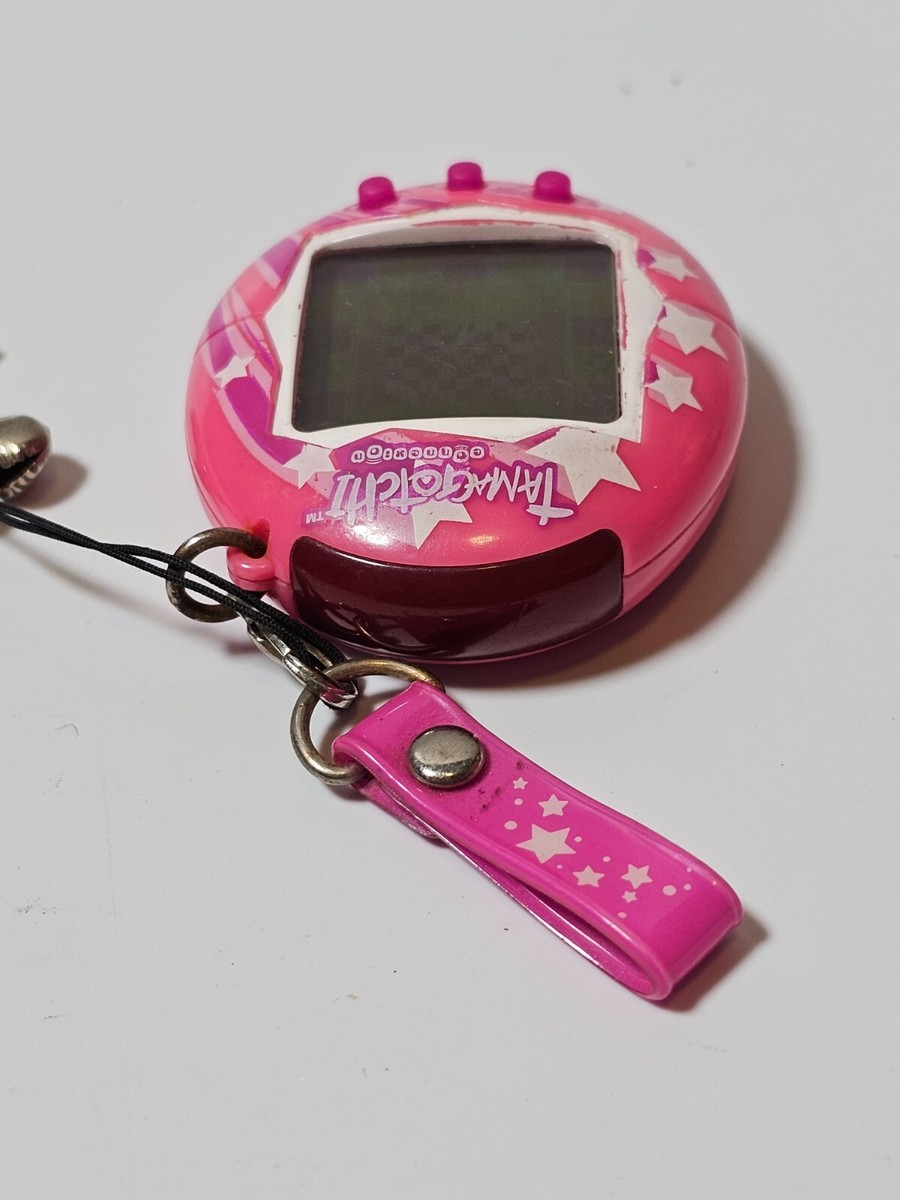 Tamagotchi Connection v2 English Pink Stars Bandai Wiz Shell