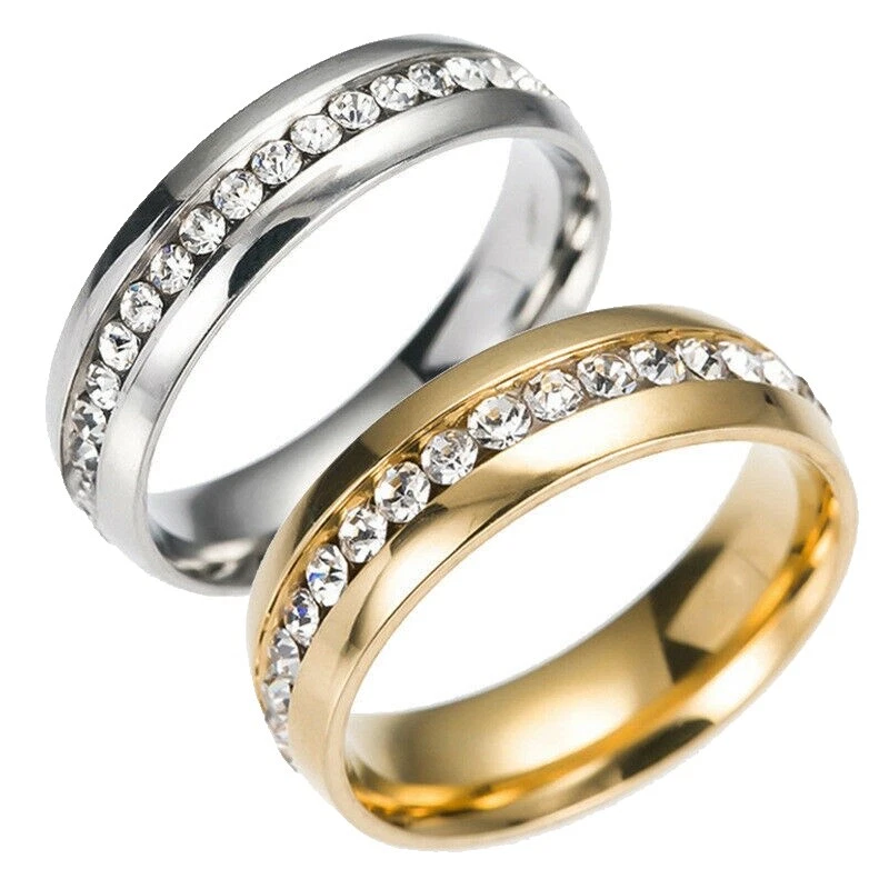 Yellow Gold Filled 7 Ring Fashion Rings