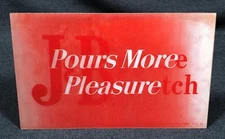 J&B Rare Scotch Vari-Vue Flicker Motion Advertising Large Lenticular Blink Card