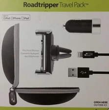 Bracketron Roadtripper Travel Pack -  Charger Kit Iphone Ipad Ipod USB