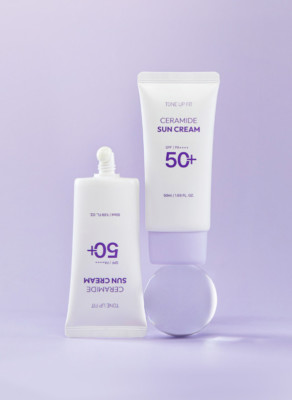 Charmzone Tone Up Fit Ceramide Sun Cream 50ml x 2pcs SPF50+ PA++++ K-Beauty