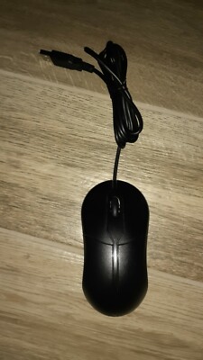 Genuine Dell MOC5UO 0XN967 USB Optical Scroll Mouse - Black