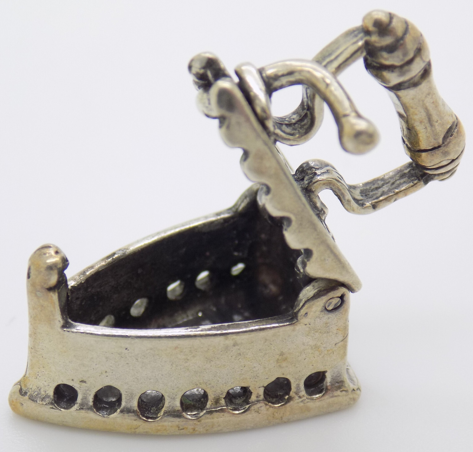 3 x Vintage Italian Handmade Genuine Silver Dollhouse Miniature Collection