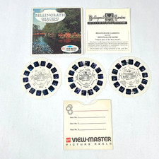 View Master Bellingrath Gardens Mobile AL 3 Reel Packet w/ Booklet Vintage
