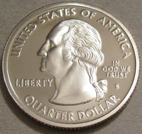2003 S PROOF ILLINOIS STATE WASHINGTON QUARTER ** NICKEL CLAD