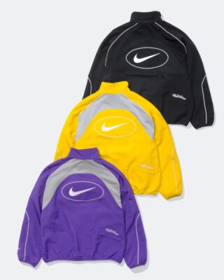 【新品・タグ付き】Nike×supreme Track Jacket Lサイズ Supreme x Nike Nike Track Jacket Black Yellow Purple 25SS