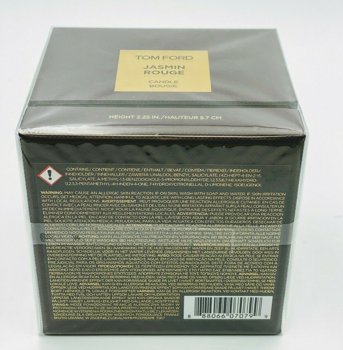 Tom Ford Jasmin Rouge Candle Height 2.25 in New With Box Sealed