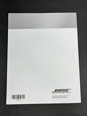 BOSE LIFESTYLE SERIES II 18 &28 Manual Booklet | eBay