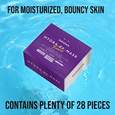 Mascarilla facial Lululun Hydra EX gran capacidad 28 piezas llena de humedad