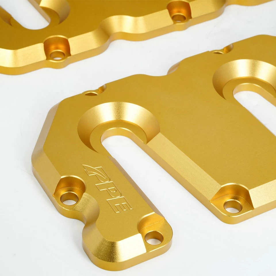 Cubierta de válvula superior dorada EPI sin pilares para 04.5-10 Chevy/GMC Duramax LLY LBZ LMM Foto 3 de 3