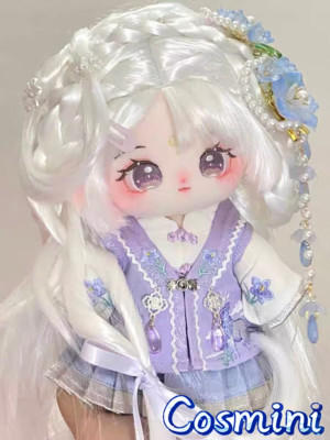 No attributes Moon Girl Long Hair 20cm Plush Doll Dress up Stuffed Toy Anime