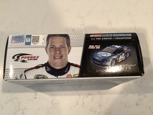 BRAD KESELOWSKI AUTOGRAPHED 2013 FORD FUSION MILLER LITE DIECAST & CARD - Picture 3 of 16