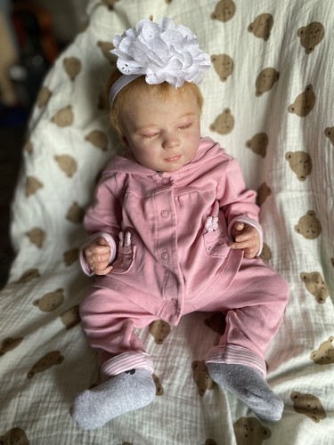 Realborn Kimberly Asleep Reborn Doll Red Rooted Hair